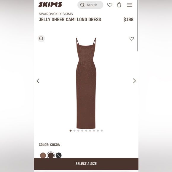 skims x swarovski jelly sheer dress Skims x Swarovski Dress Review